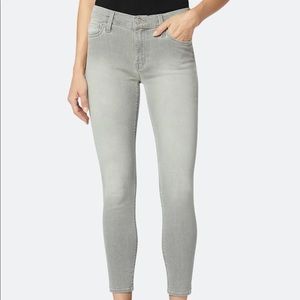 Hudson Nico Mid-Rise Rise Super Skinny Ankle Jean Size 28 - Silver Fields Grey
